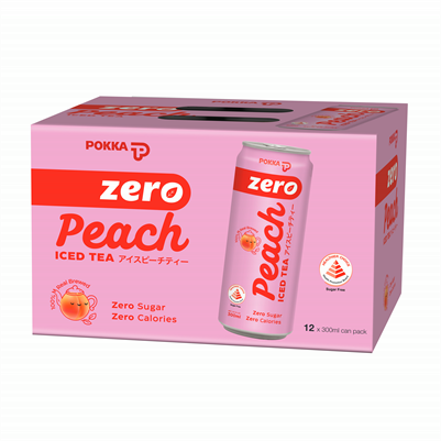 Ice Peach Tea Zero Sugar 300ml x 12s